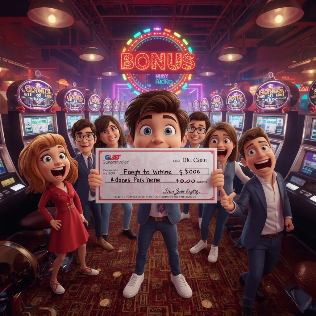 bonus nelle mani di un uomo al casinò EUROKING CASINO